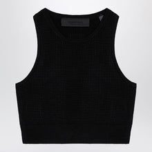  Fear of God Essentials Sporty black honeycomb tank top