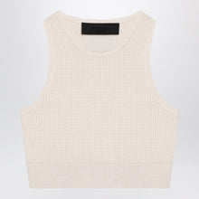  Fear of God Essentials Sporty white honeycomb tank top