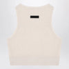 Fear of God Essentials Sporty white honeycomb tank top