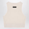 Fear of God Essentials Sporty white honeycomb tank top
