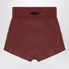 Fear of God Essentials Burgundy Honeycomb Short