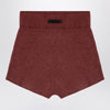 Fear of God Essentials Burgundy Honeycomb Short