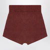 Fear of God Essentials Burgundy Honeycomb Shorts