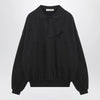 Fear of God Essentials Black washed polo sweatshirt
