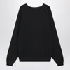 Fear of God Essentials Black waffle-knit sweatshirt