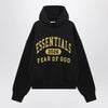 Fear of God Essentials Black washed sweatshirt with logo print