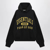 Fear of God Essentials Black washed sweatshirt with logo print