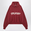 Fear of God Essentials Crimson cropped hoodie