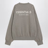 Fear of God Essentials Grey brushed cotton sweatshirt