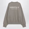 Fear of God Essentials Grey brushed cotton sweatshirt