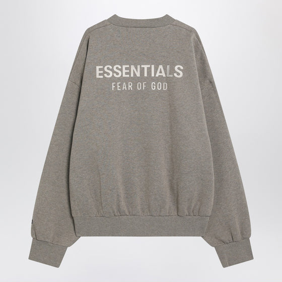 Fear of God Essentials Grey brushed cotton sweatshirt