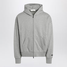  Fear of God Essentials Grey cotton fleece hoodie