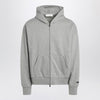 Fear of God Essentials Grey cotton fleece hoodie