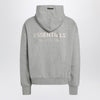 Fear of God Essentials Grey cotton fleece hoodie
