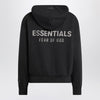 Fear of God Essentials Black cotton fleece hoodie