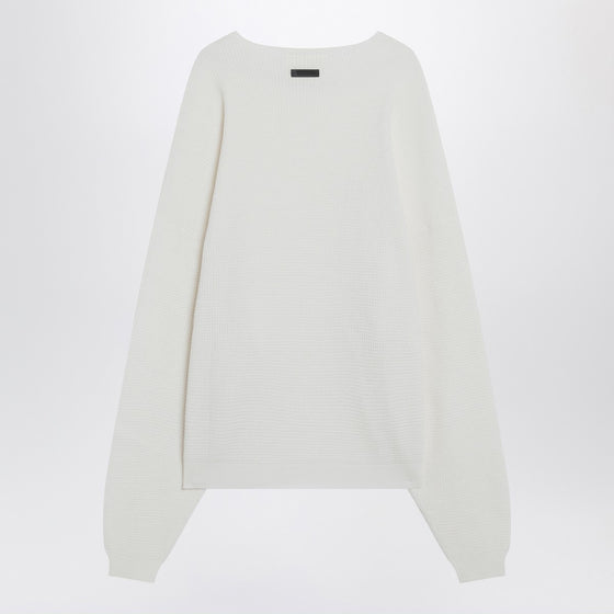 Fear of God Essentials Cloud white nylon-blend sweater