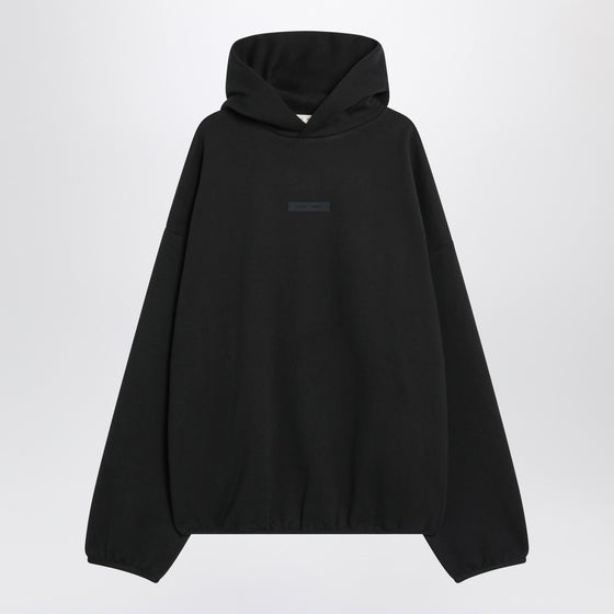 Fear of God Essentials Black brushed cotton sweatshirt