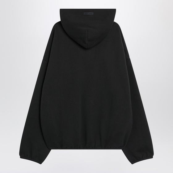 Fear of God Essentials Black brushed cotton sweatshirt