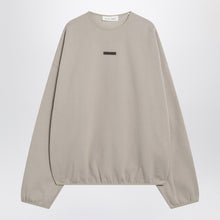  Fear of God Essentials Greige brushed cotton sweatshirt