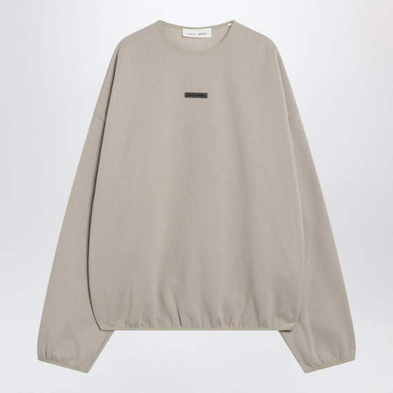 Fear of God Essentials Greige brushed cotton sweatshirt