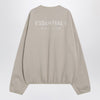 Fear of God Essentials Greige brushed cotton sweatshirt