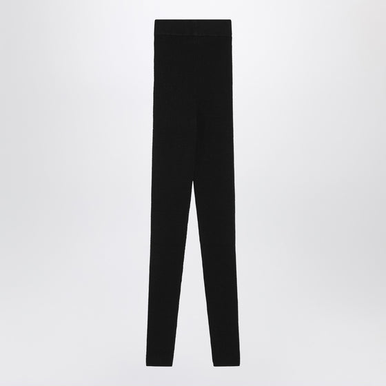 Fear of God Essentials Black leggings in stretch Waffle fabric