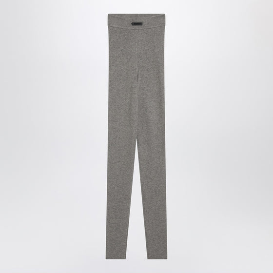 Fear of God Essentials Ribbed grey leggings