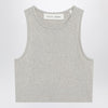 Fear of God Essentials Ribbed greige cropped top