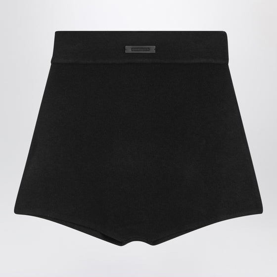 Fear of God Essentials Black culotte in stretch Waffle fabric