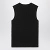 Fear of God Essentials Black tank top in stretch Waffle fabric