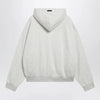 Fear of God Essentials Light grey mélange cotton fleece zip-up sweatshirt