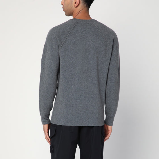 C.P. Company Grey wool-blend sweater
