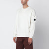 C.P. Company White wool and cotton sweater