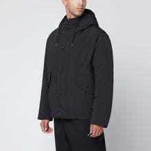  C.P. Company Black Goggle jacket in Micro-M&reg;