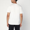 C.P. Company White cotton T-shirt with logo patch