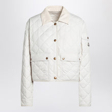  Moncler Chitre quilted ivory jacket