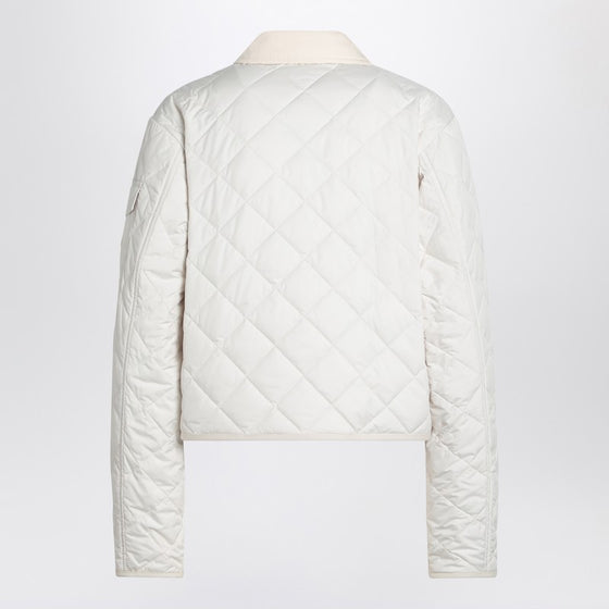 Moncler Chitre quilted ivory jacket