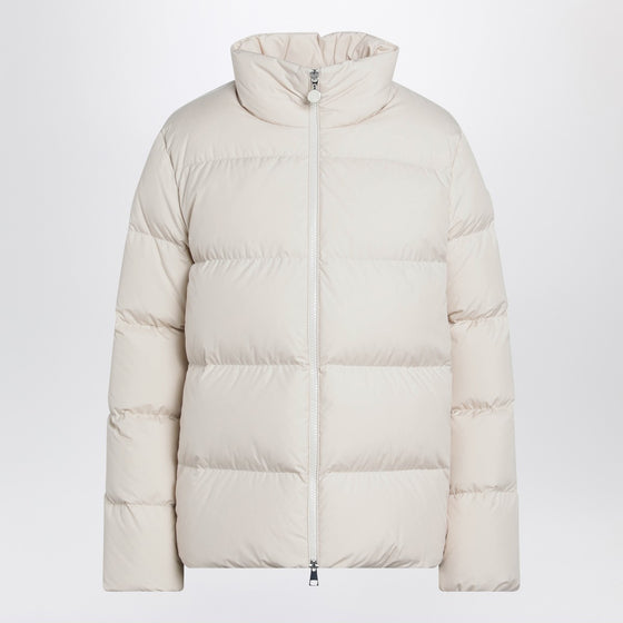 Moncler Short light beige Mauzun down jacket