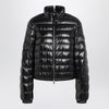 Moncler X Edward Enninful Black shiny nylon down jacket
