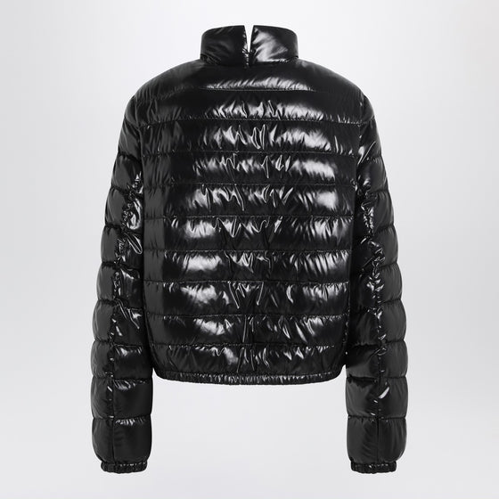 Moncler X Edward Enninful Black shiny nylon down jacket