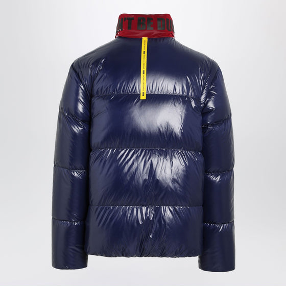 Moncler X A$AP Rocky Reversible and convertible red/blue Throttle down jacket