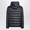 Moncler Short blue zip-up puffer