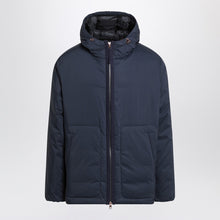  Moncler Genius Caracara puffer jacket in blue cotton blend