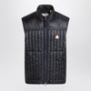 Moncler Genius Tangerine padded vest in blue nylon