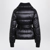 Moncler Grenoble Navy blue Bataillouse ski jacket with belt