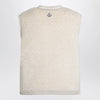 Moncler Mimosa gilet in teddy-effect fleece