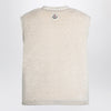 Moncler Mimosa gilet in teddy-effect fleece