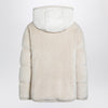 Moncler Ciboule short padded jacket in teddy-effect fleece