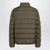 Moncler Short zip-up puffer in khaki