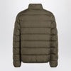 Moncler Short zip-up puffer in khaki